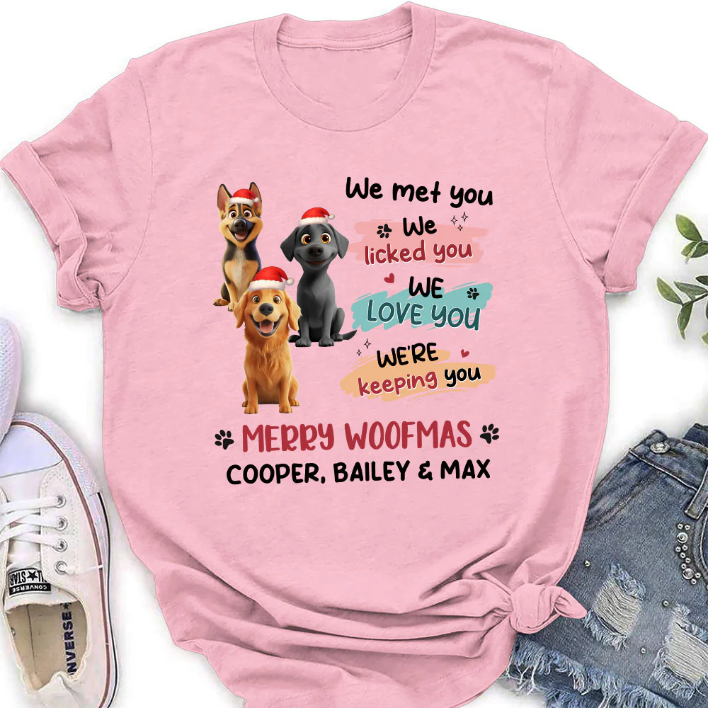We Licked You - Personalized Custom Women's T-Shirt - Image 4