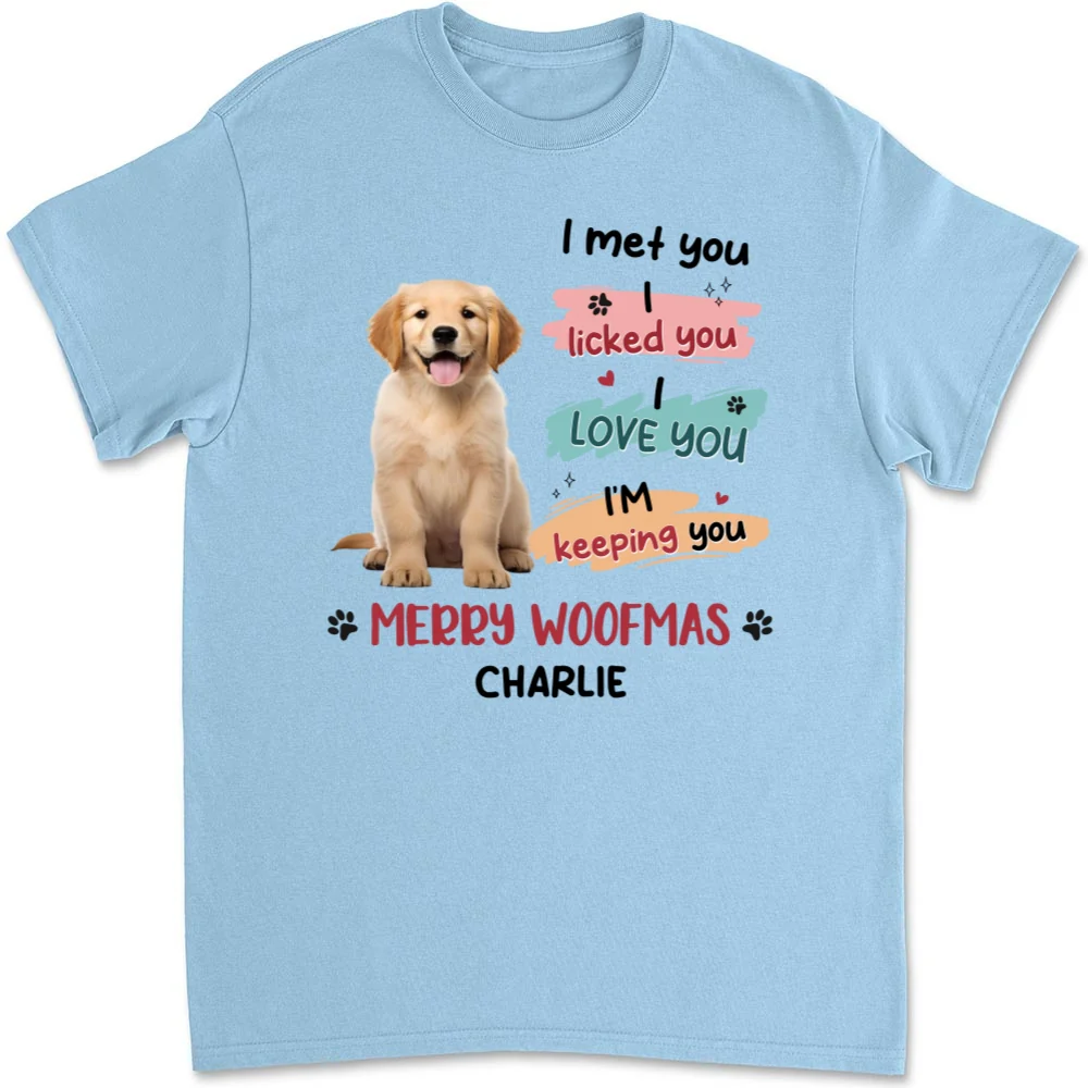We Licked You Photo - Personalized Custom Unisex T-Shirt - Image 5
