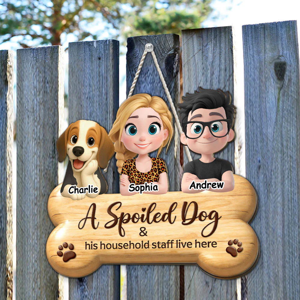 We Live Here For Your Information - Personalized Custom 3D Effect Wood Sign - Image 5