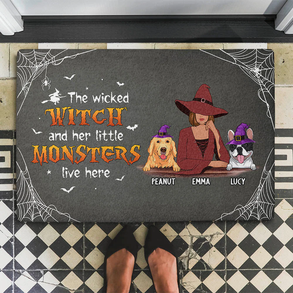 We Live Here - Personalized Custom Doormat - Image 3