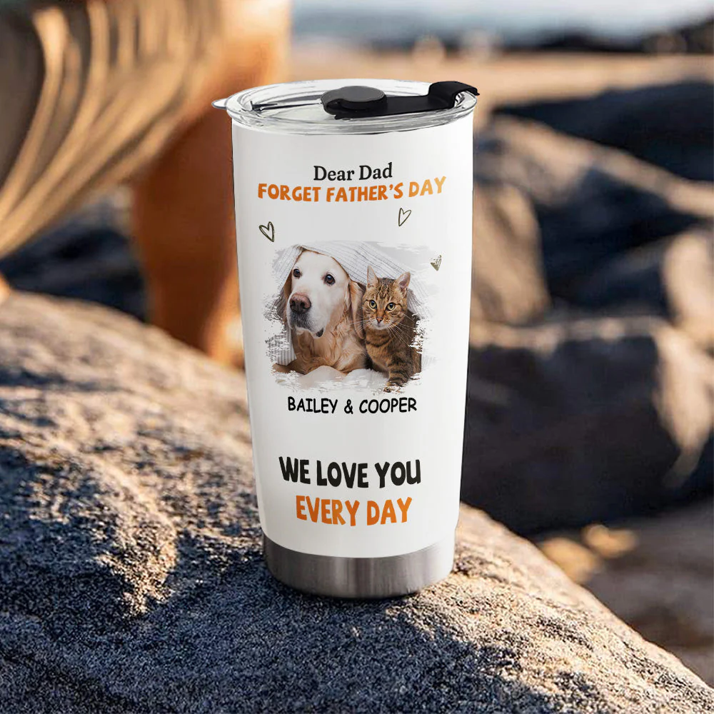 We Love You Every Day - Personalized Custom Tumbler - Image 2