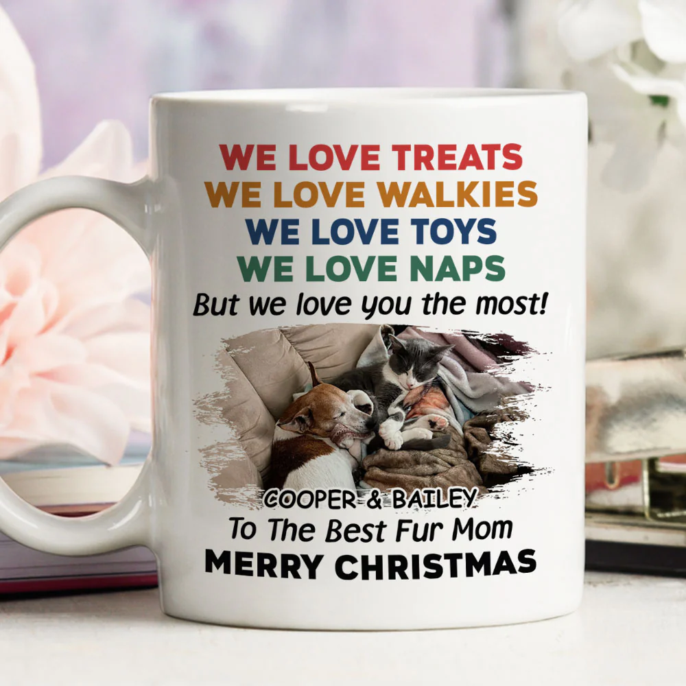 We Love You Snow Ver Photo - Personalized Custom Coffee Mug - Image 3