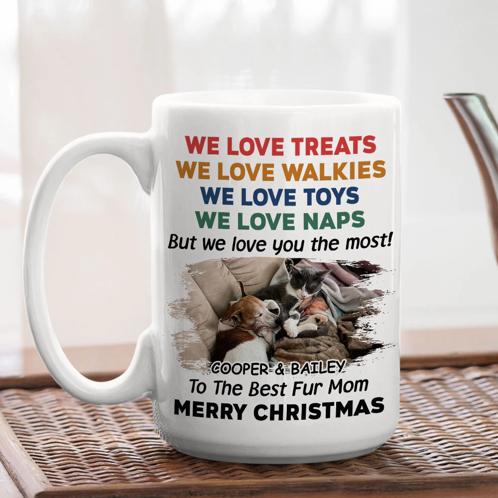 We Love You Snow Ver Photo - Personalized Custom Coffee Mug - Image 5