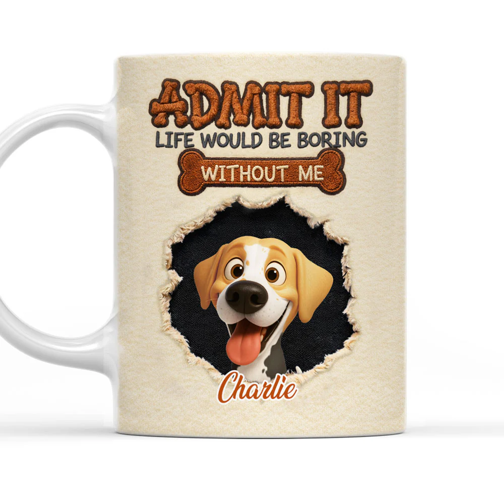 We Make Life Less Boring - Personalized Custom Coffee Mug