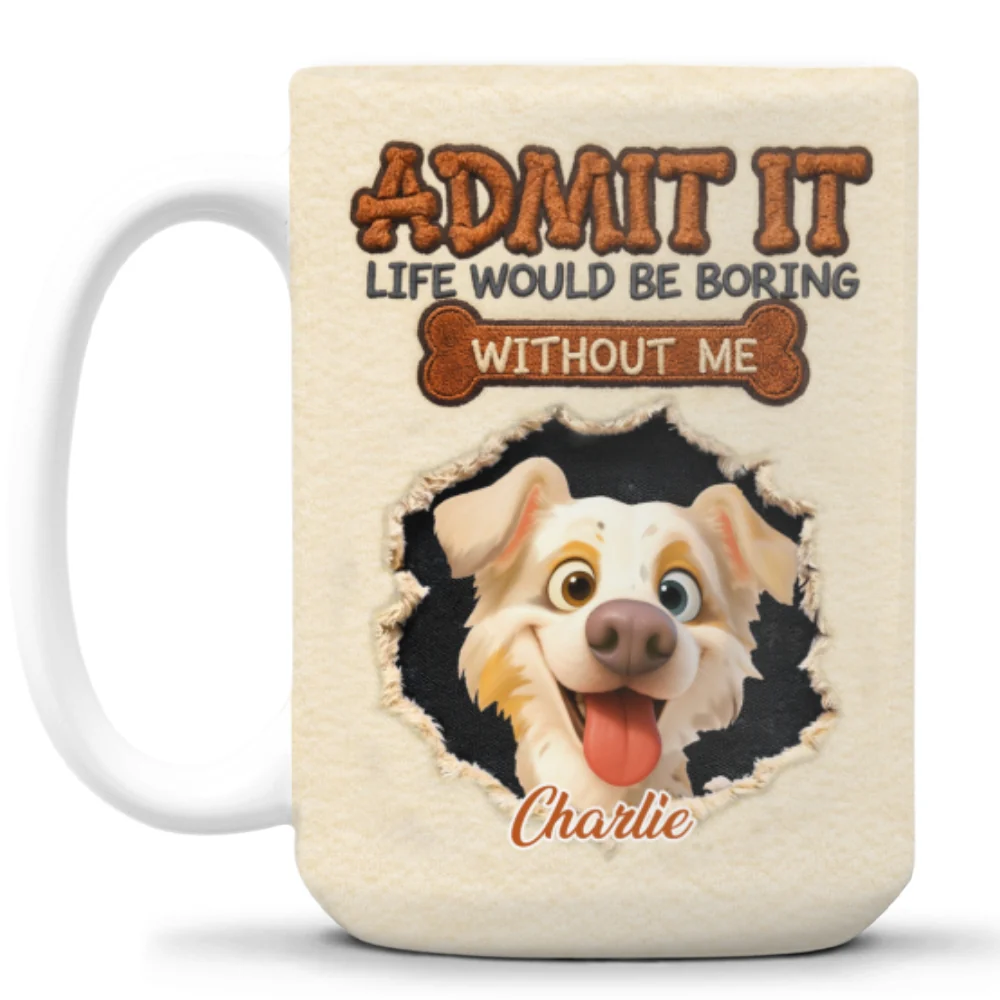 We Make Life Less Boring - Personalized Custom Coffee Mug - Image 8
