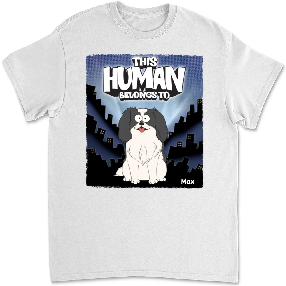 We Own You Human - Personalized Custom Unisex T-Shirt - Image 5