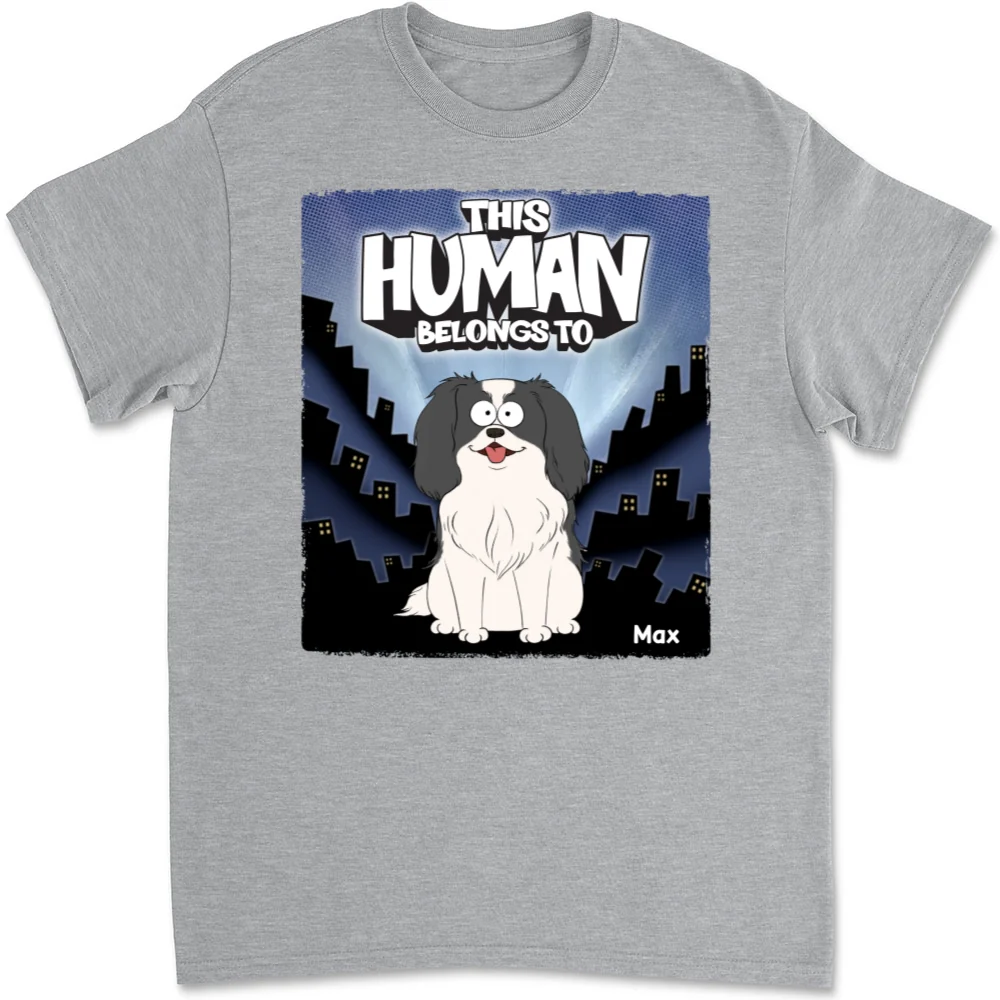 We Own You Human - Personalized Custom Unisex T-Shirt - Image 6
