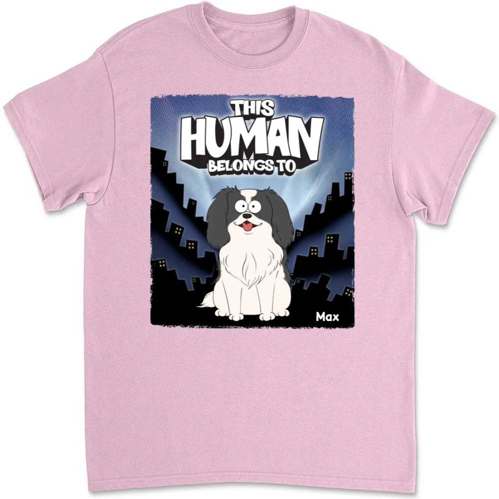 We Own You Human - Personalized Custom Unisex T-Shirt - Image 8