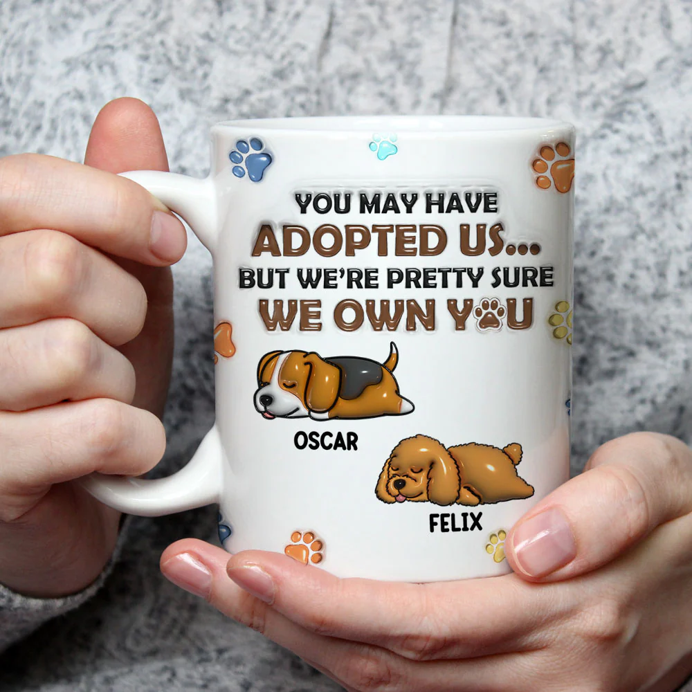 We Own You - Personalized Custom 3D Inflated Effect Mug - Image 2