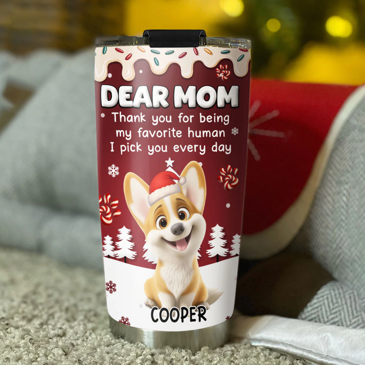 We Pick You Every Day - Personalized Custom Tumbler - Image 5
