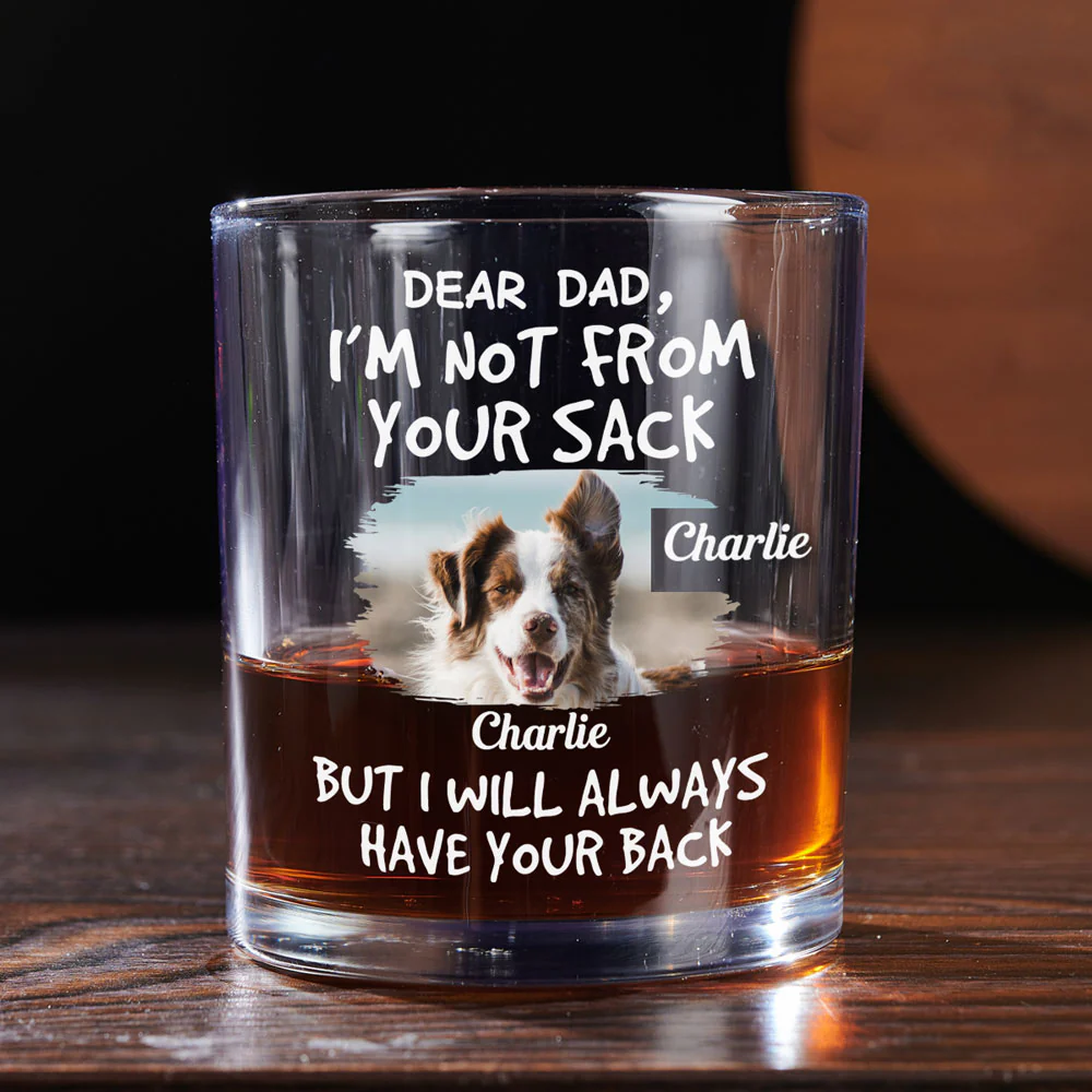 We Picked You Congrats Photo - Personalized Custom Whiskey Glass