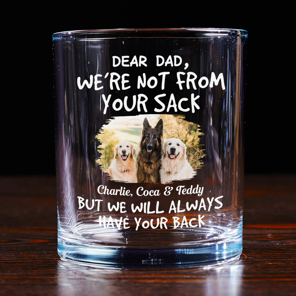 We Picked You Congrats Photo - Personalized Custom Whiskey Glass - Image 5