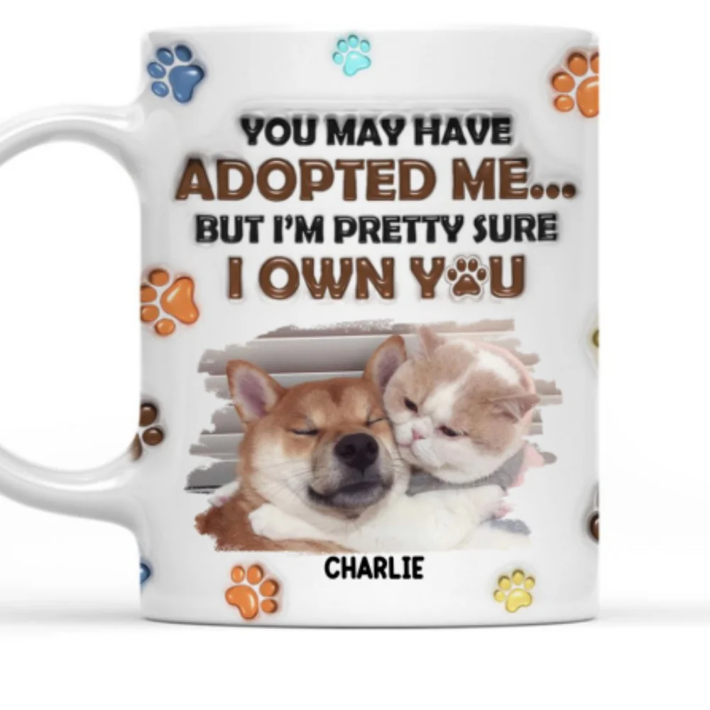We Sure We Own You Photo Version 2 - Personalized Custom 3D Inflated Effect Mug - Image 2