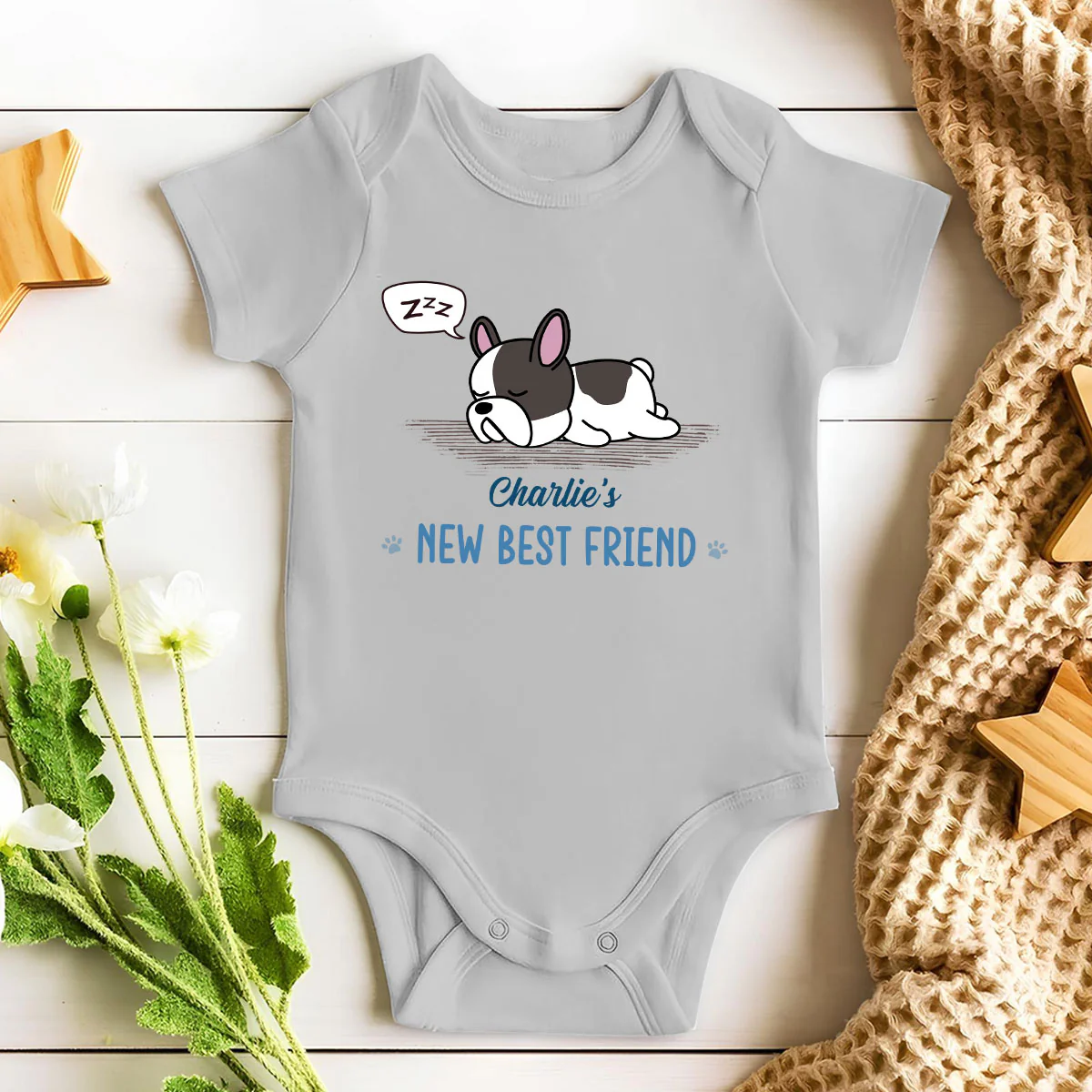 We Will Be Best Friends Forever - Personalized Custom Baby Onesie - Image 2