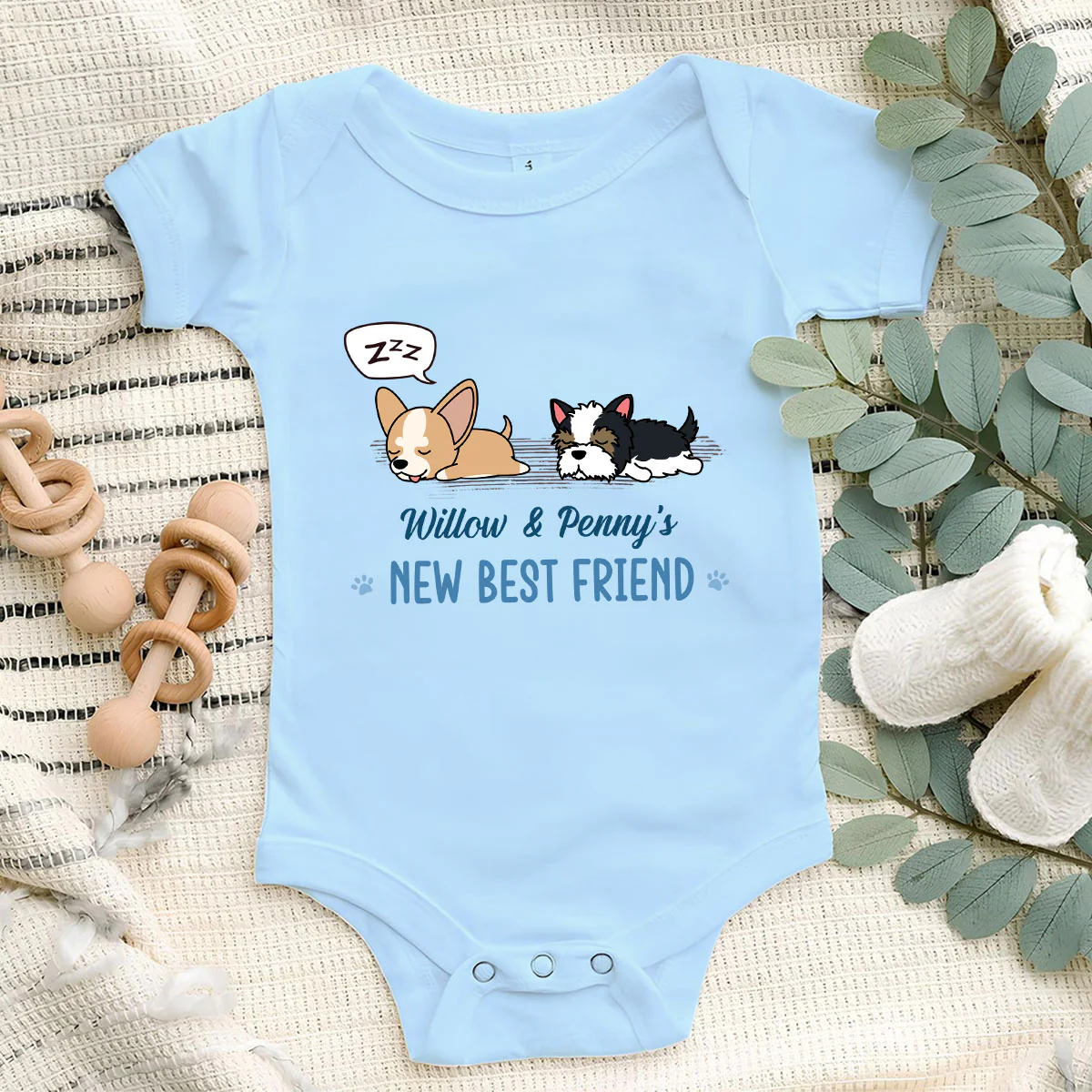 We Will Be Best Friends Forever - Personalized Custom Baby Onesie - Image 3
