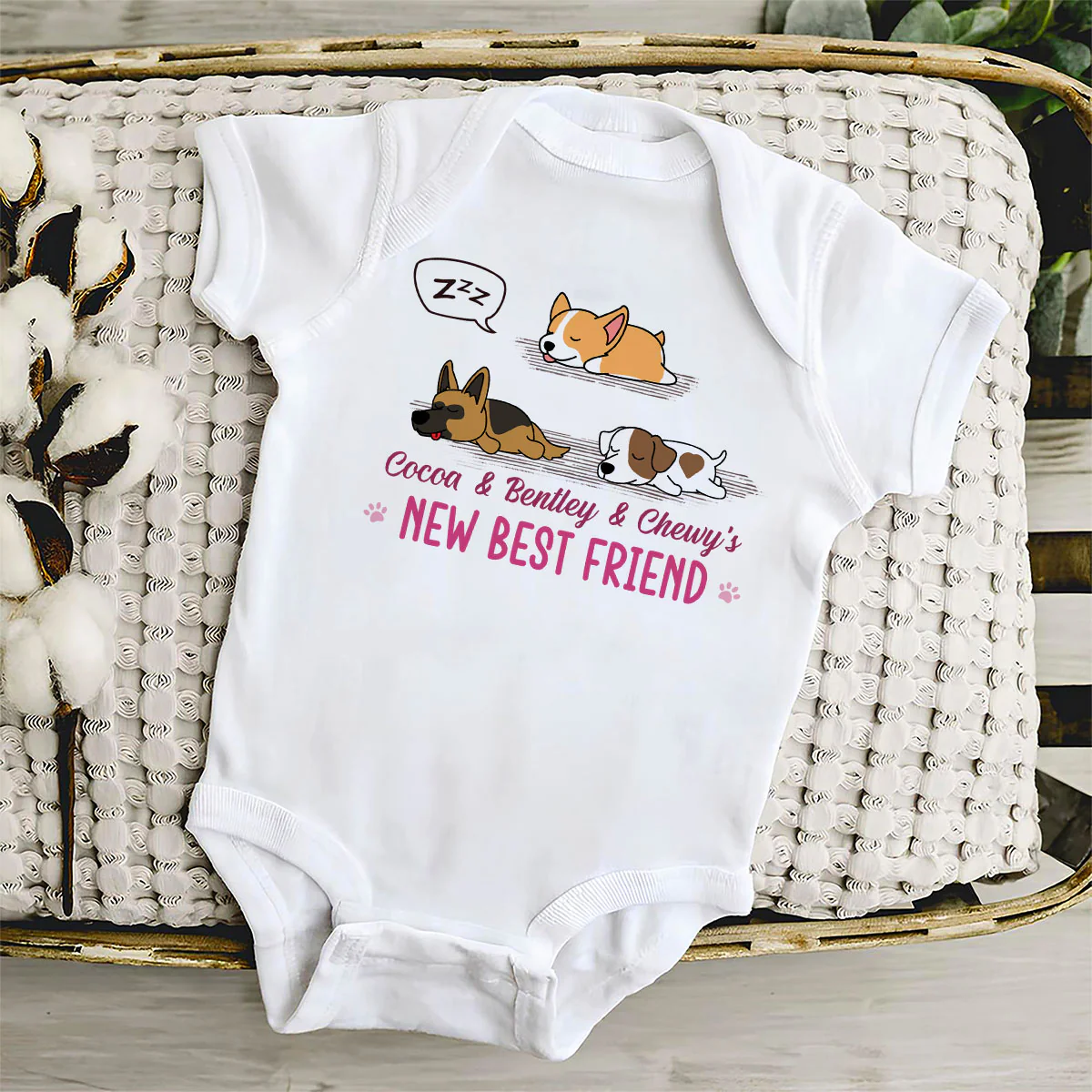 We Will Be Best Friends Forever - Personalized Custom Baby Onesie - Image 7