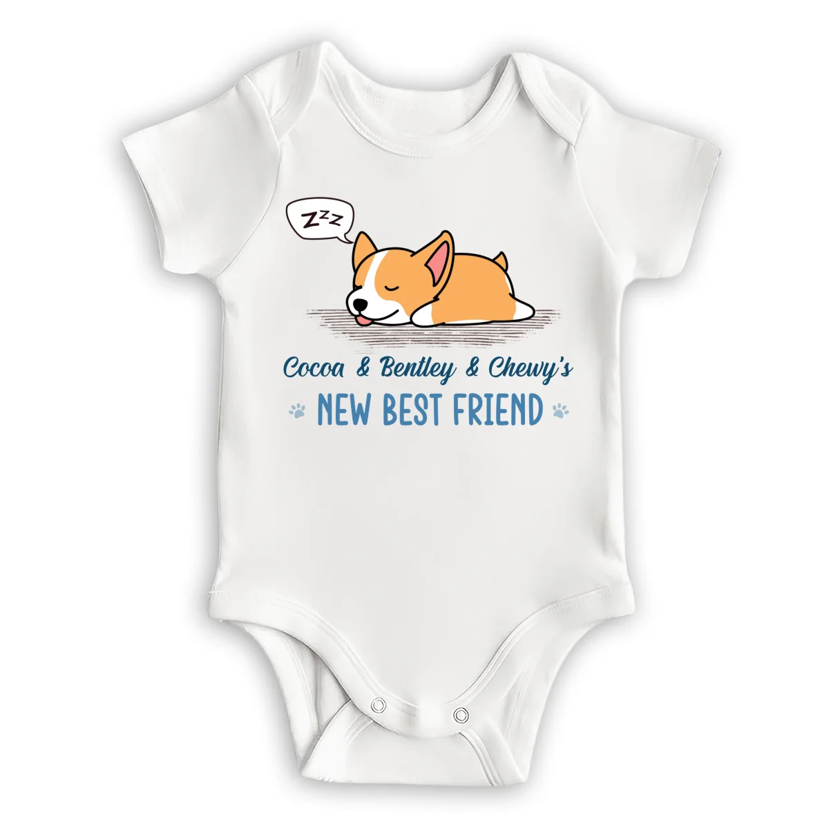 We Will Be Best Friends Forever - Personalized Custom Baby Onesie - Image 8