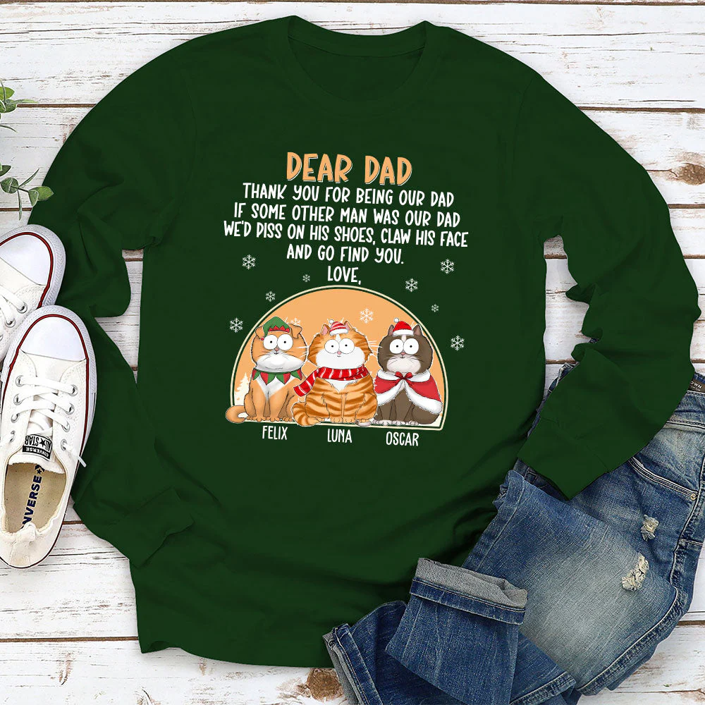 Claw Her Face - Personalized Custom Long Sleeve T-shirt - Image 3