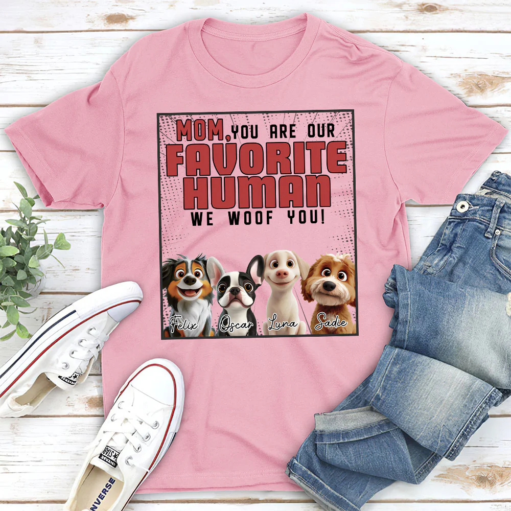 We Woof You - Personalized Custom Unisex T-shirt - Image 5