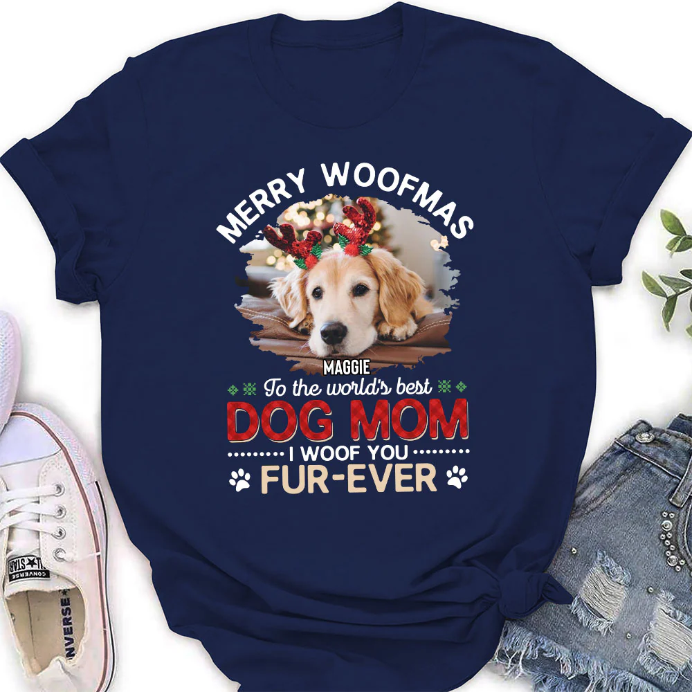 We Woof You Photo - Personalized Custom Women's T-shirt