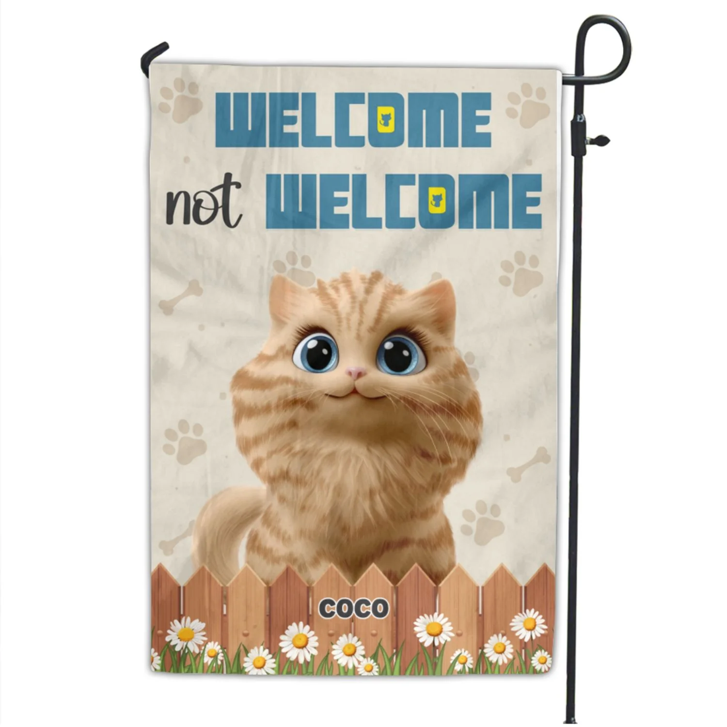 Welcome Not Welcome - Personalized Custom Flag - Image 6