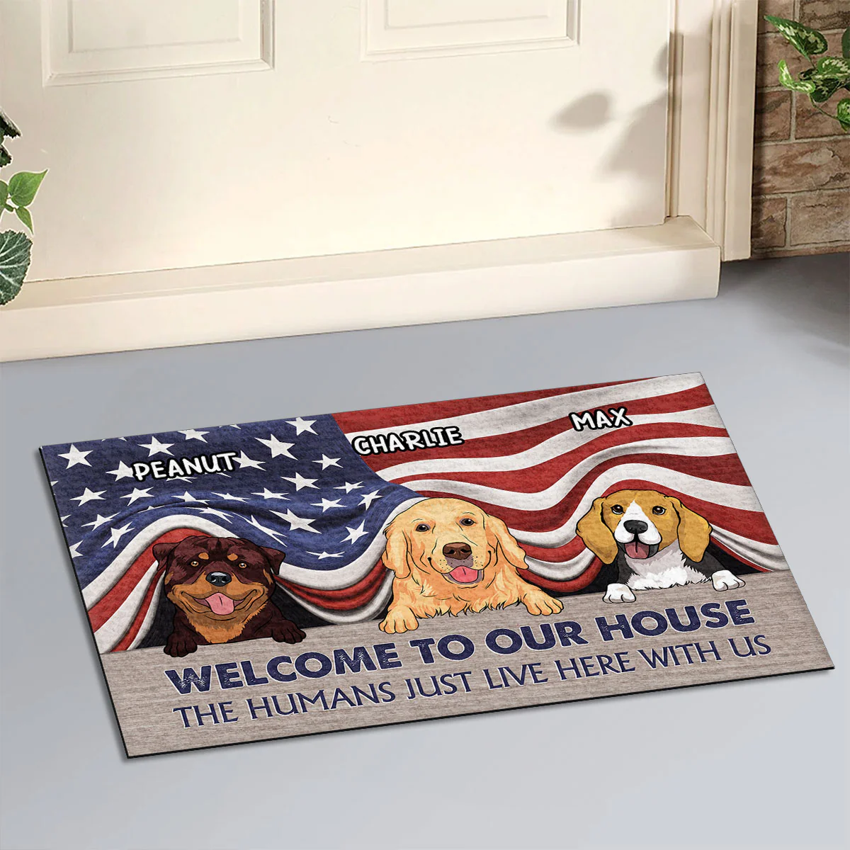 Welcome To Our Home - Personalized Custom Doormat - Image 2