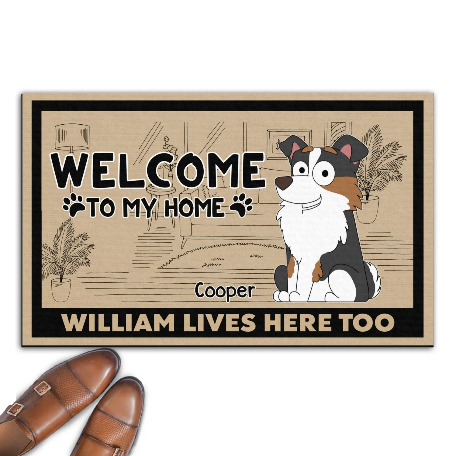 Welcome To Our Home - Personalized Custom Doormat - Image 6