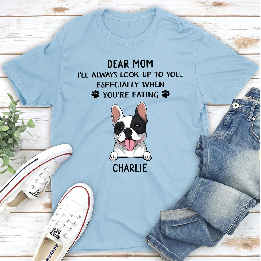 We'll Always Look Up To You - Personalized Custom Unisex T-shirt - Image 4