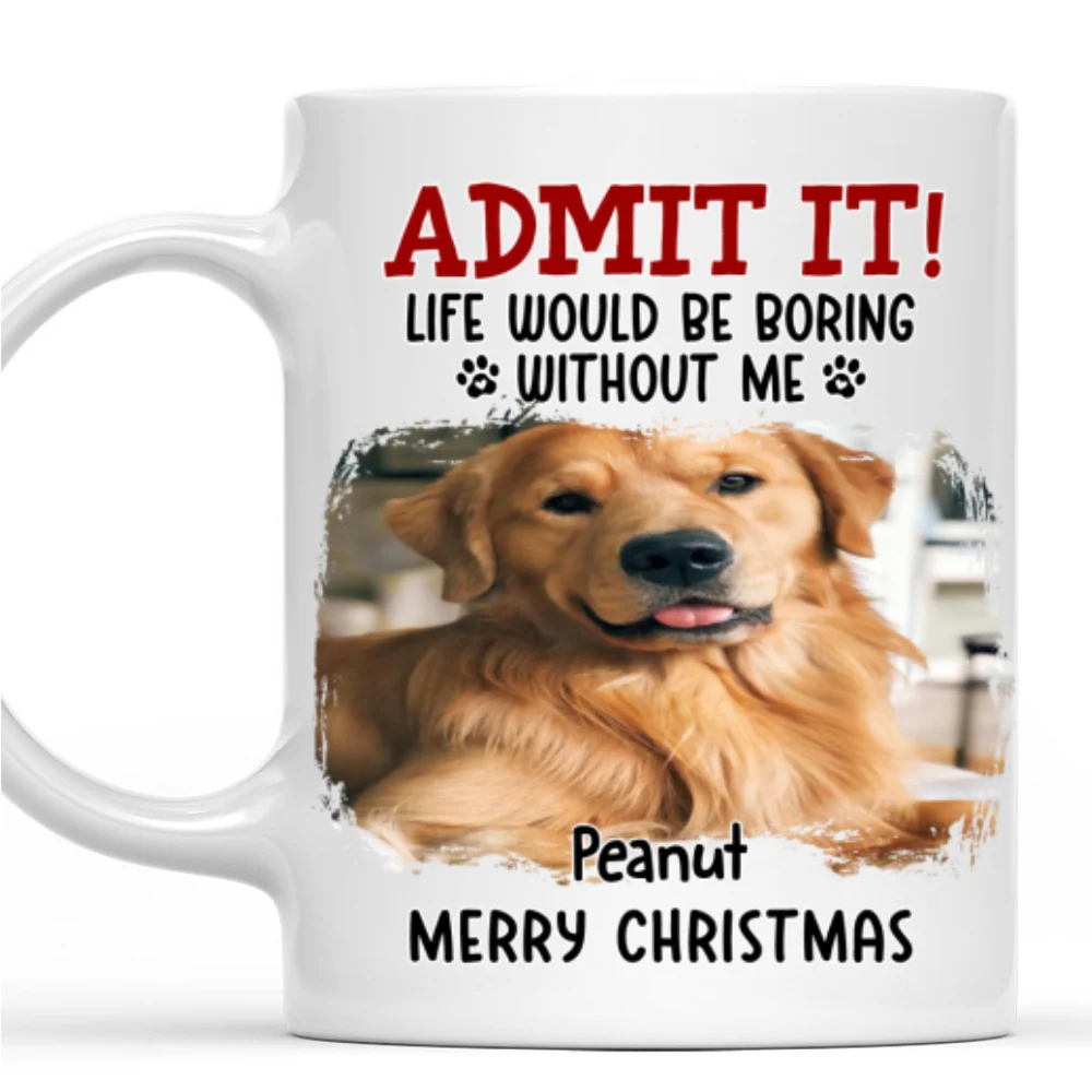 Well Trained Parents Ver Pet Photo - Personalized Custom Coffee Mug - Image 7