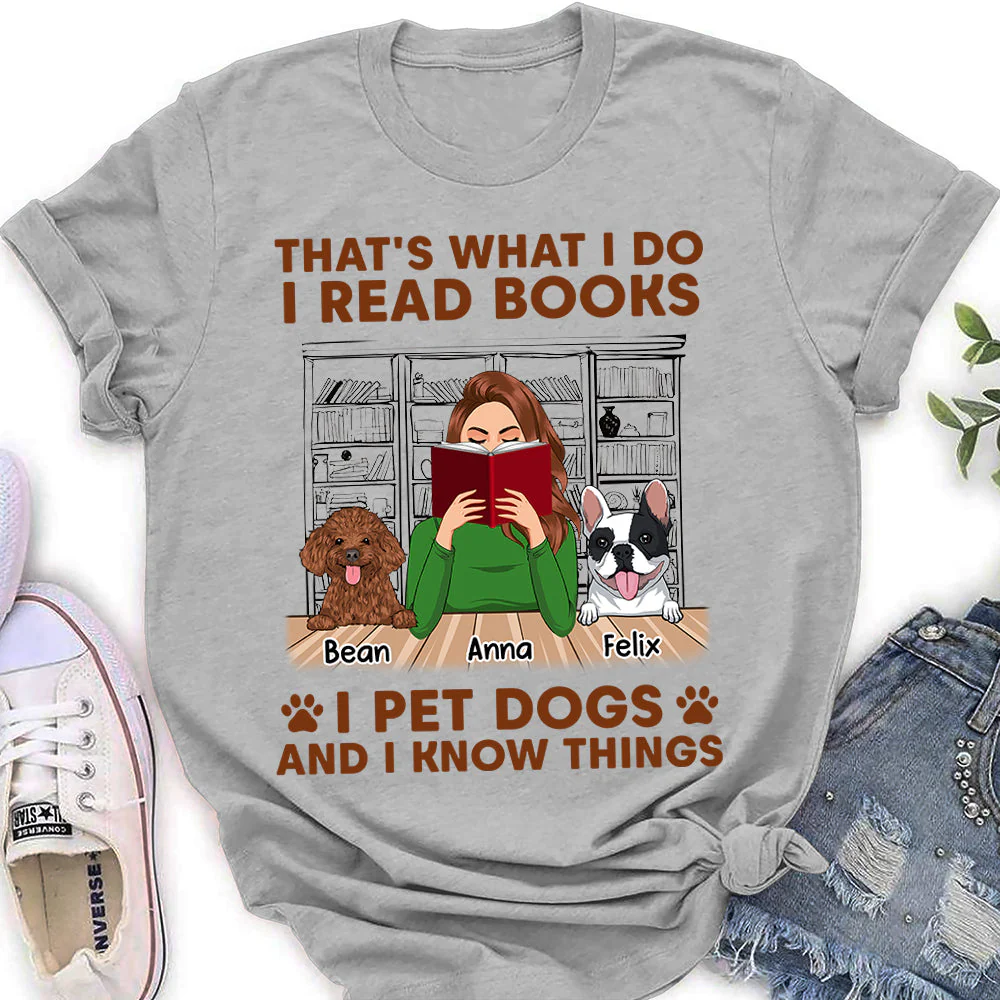 What I Do - Personalized Custom Women's T-shirt