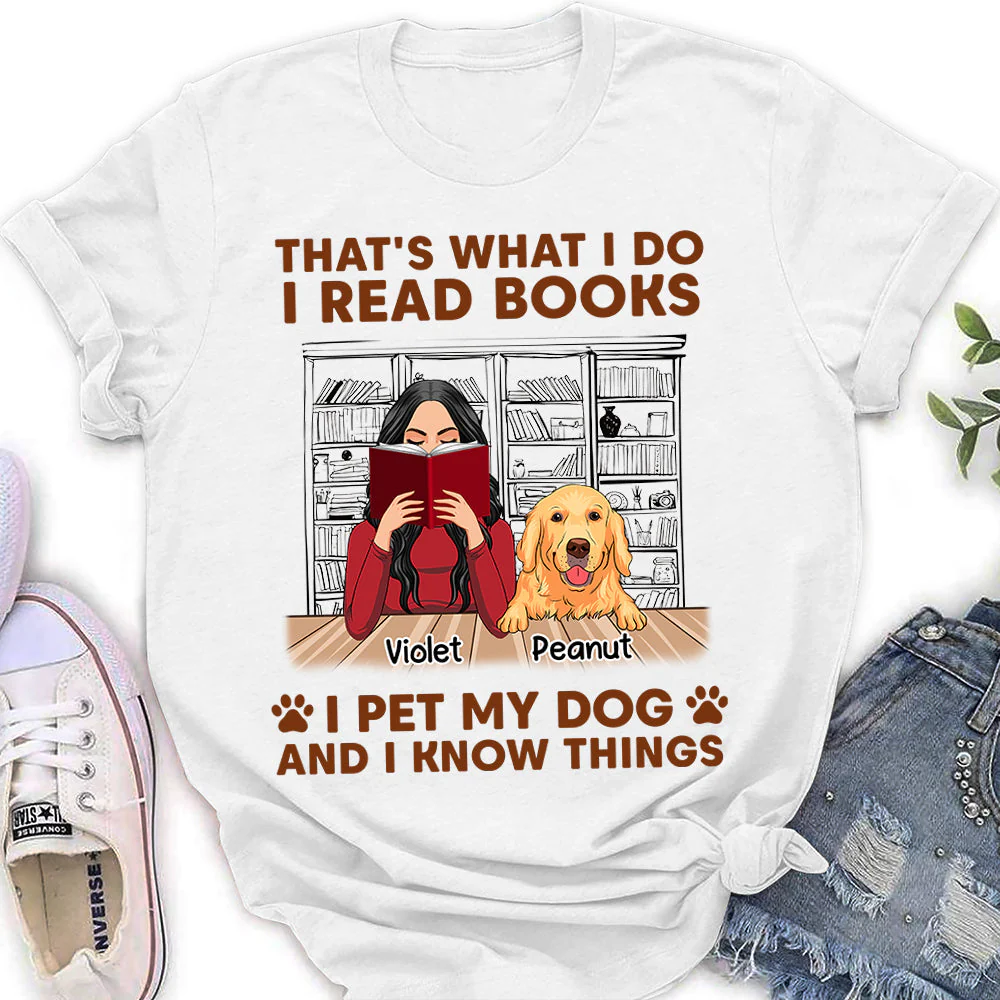 What I Do - Personalized Custom Women's T-shirt - Image 2