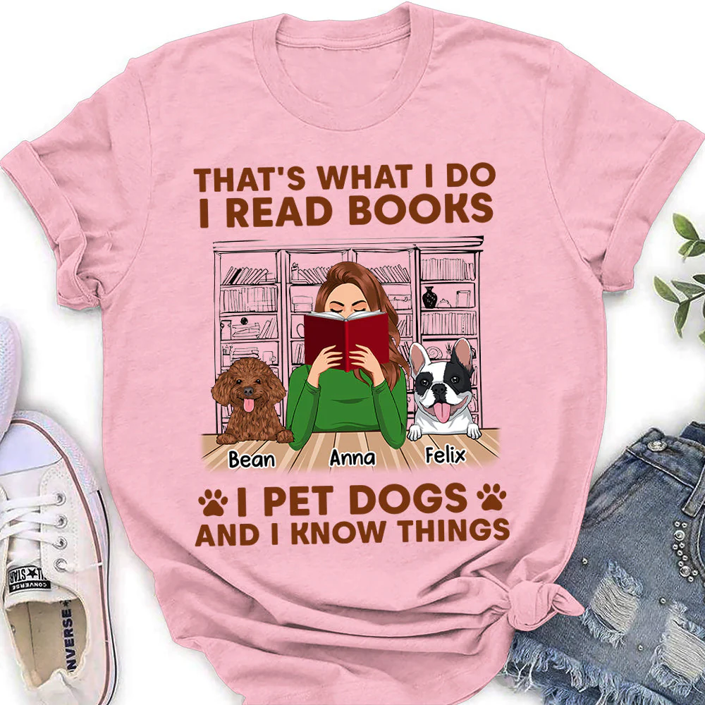 What I Do - Personalized Custom Women's T-shirt - Image 3