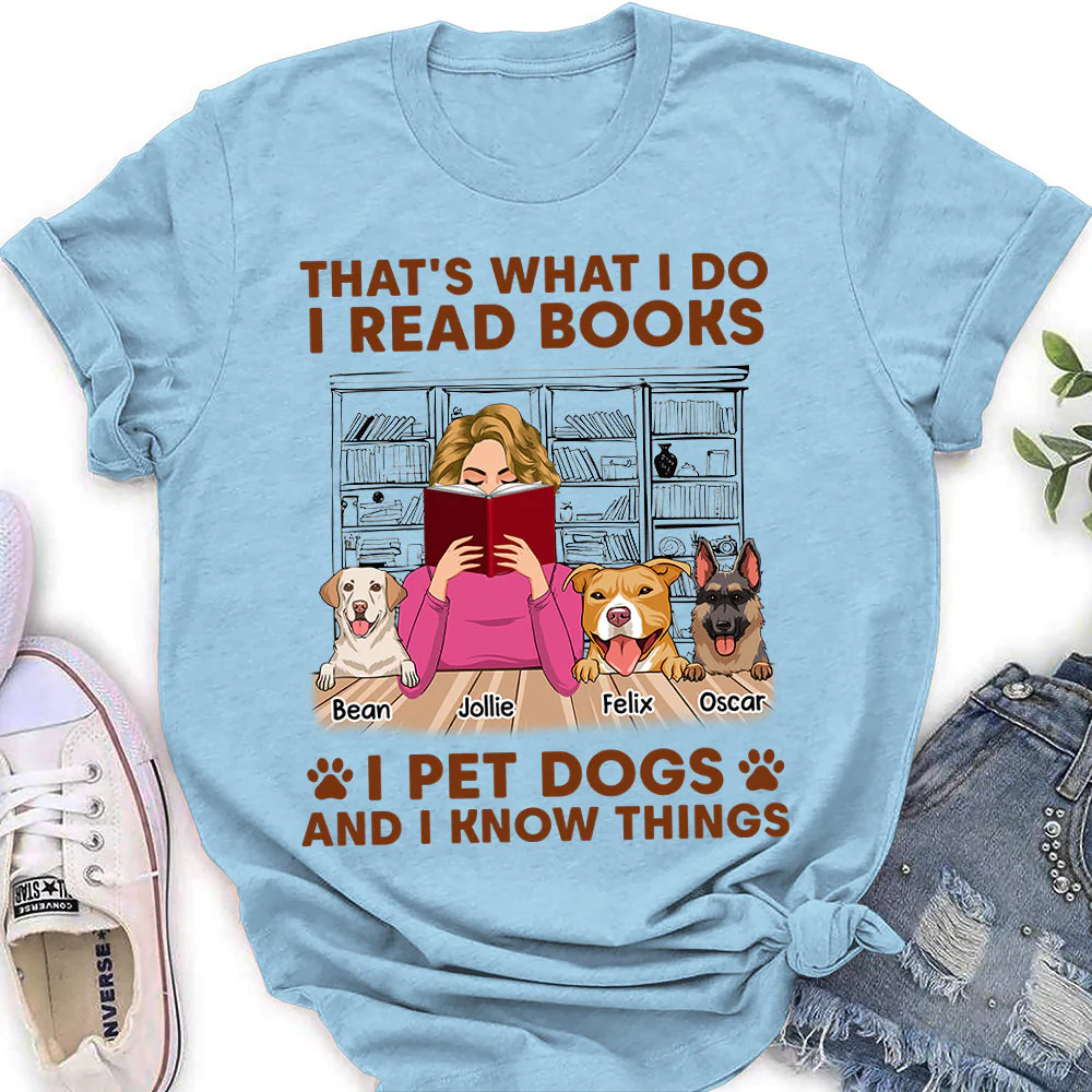 What I Do - Personalized Custom Women's T-shirt - Image 4