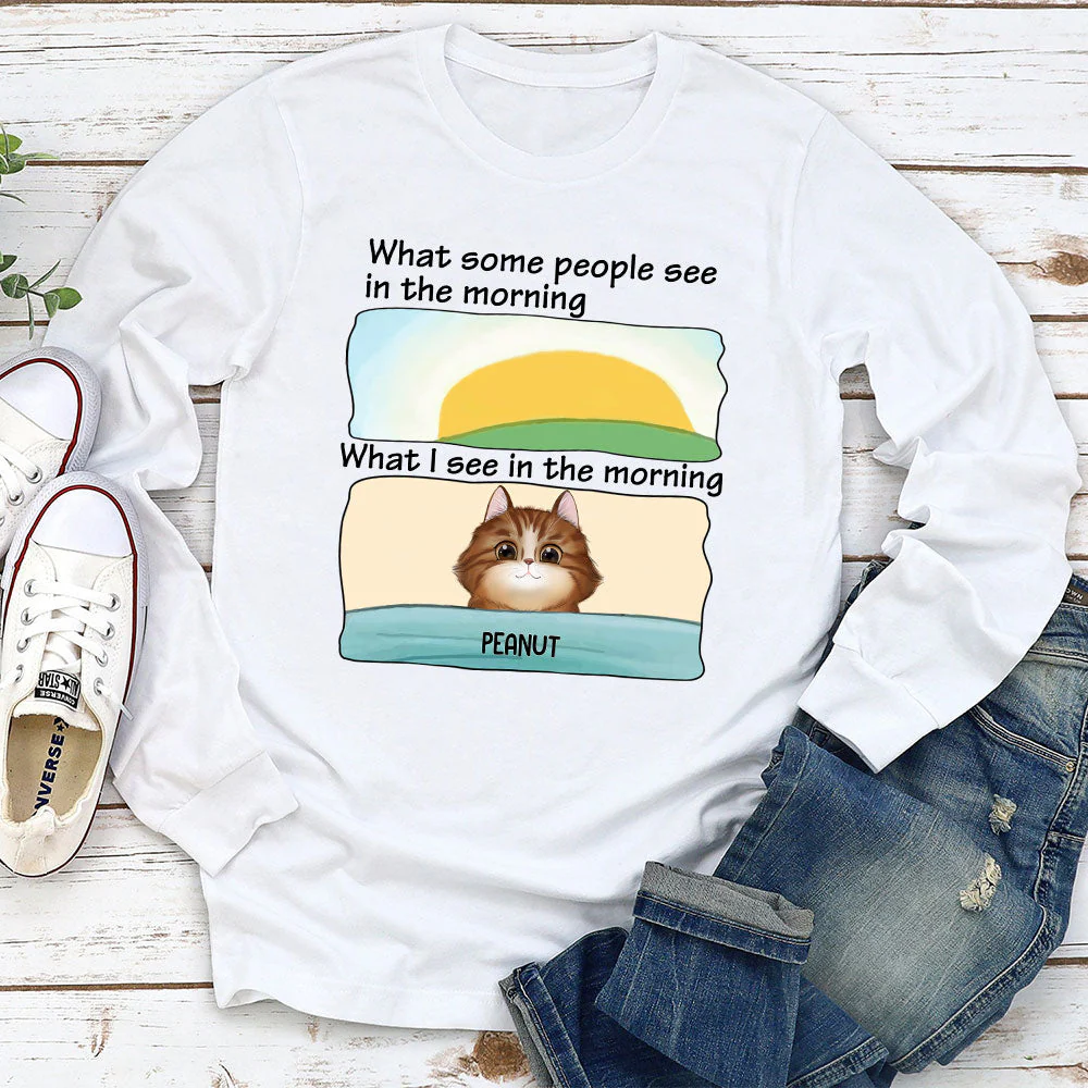What I See - Personalized Custom Long Sleeve T-shirt - Image 2