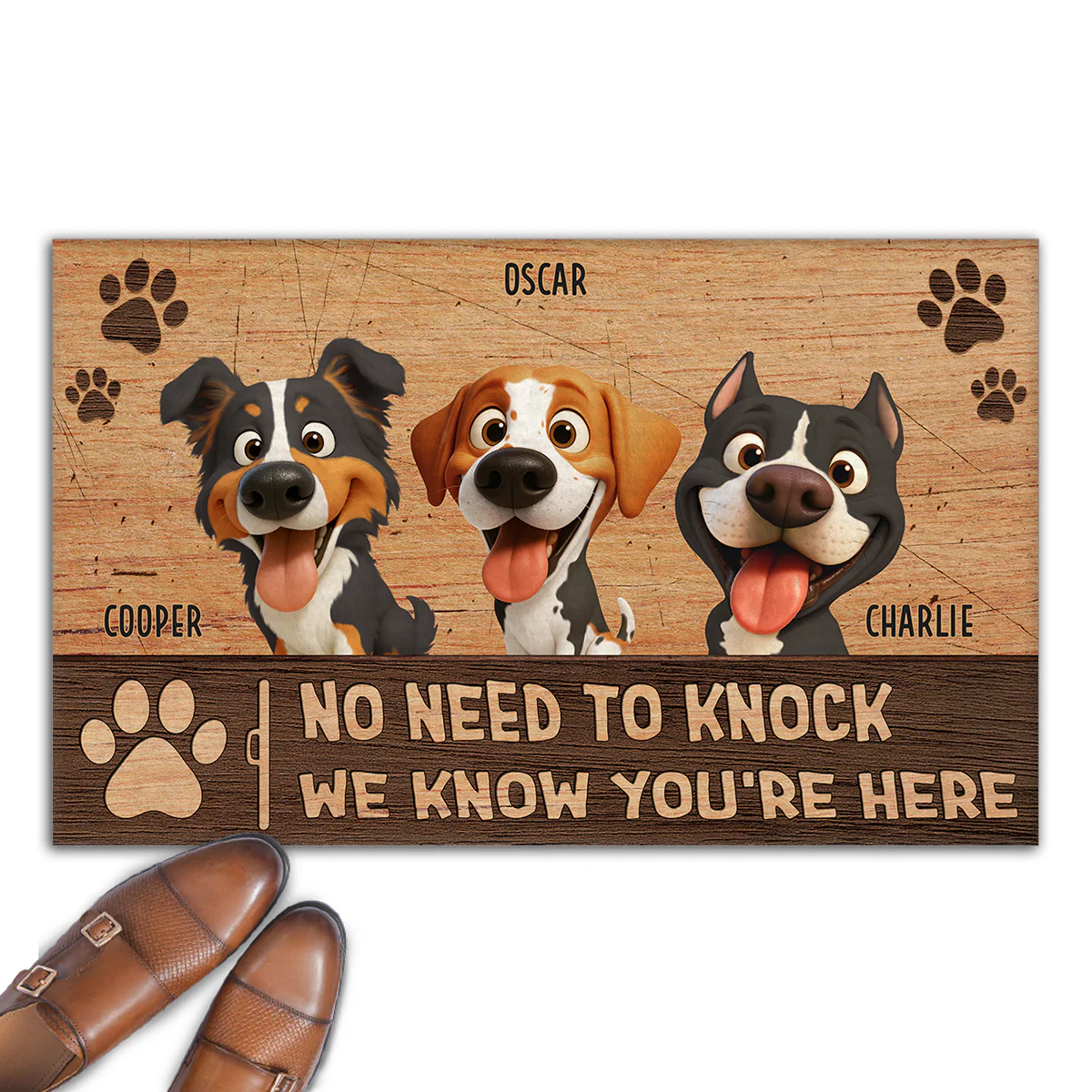 What You Here For - Personalized Custom Doormat