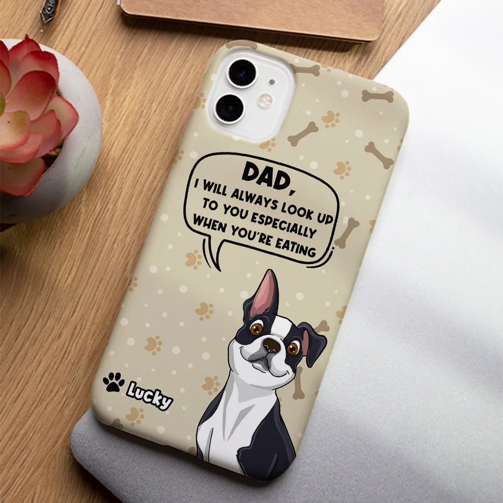 When You Are Eating - Personalized Custom Phone Case - Image 2