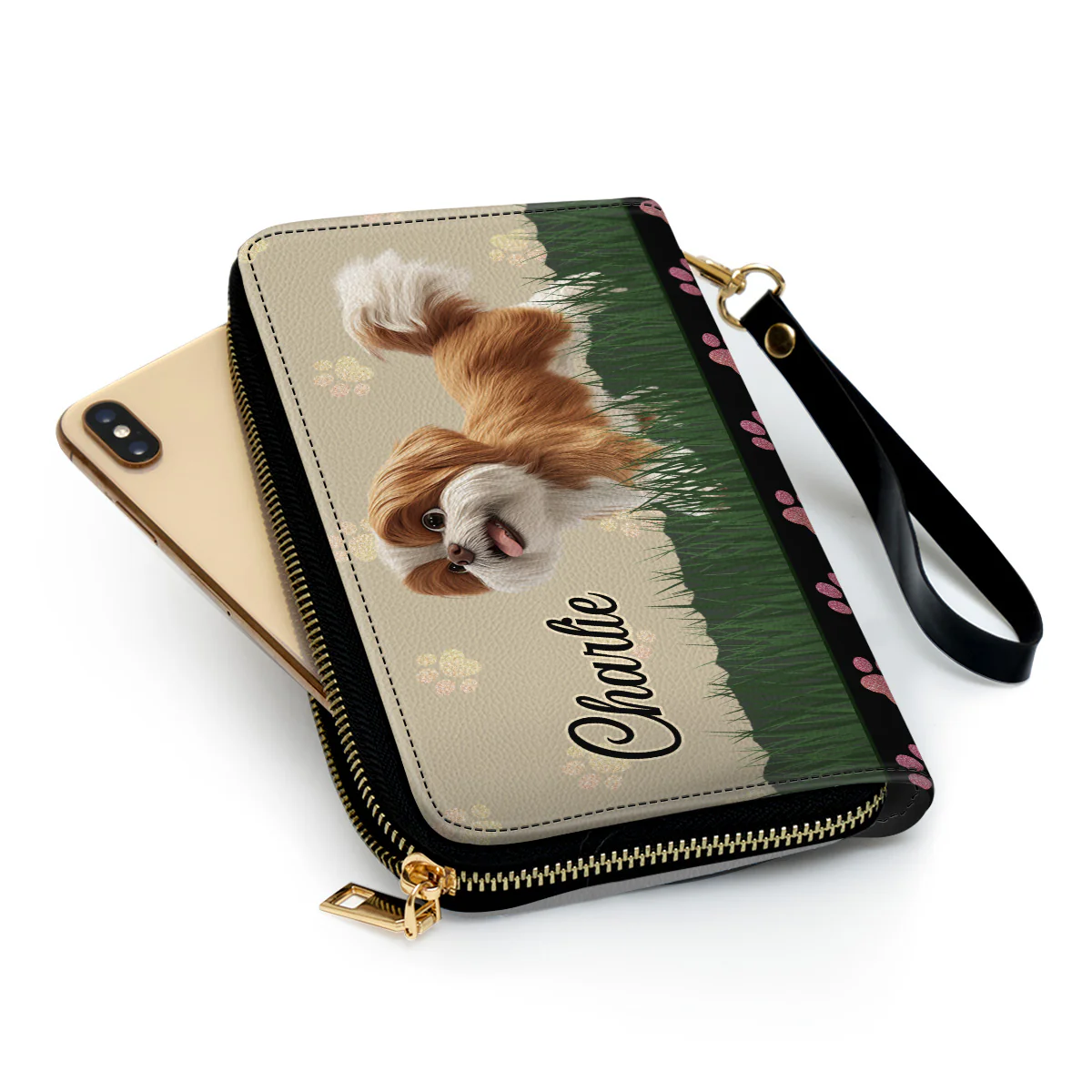 Wherever With You - Personalized Custom Leather Wallet - Image 3