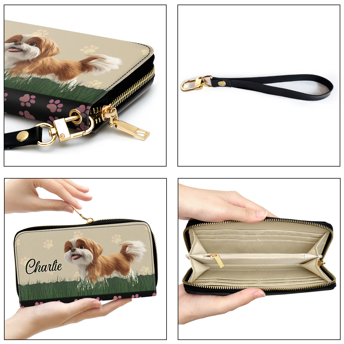 Wherever With You - Personalized Custom Leather Wallet - Image 5