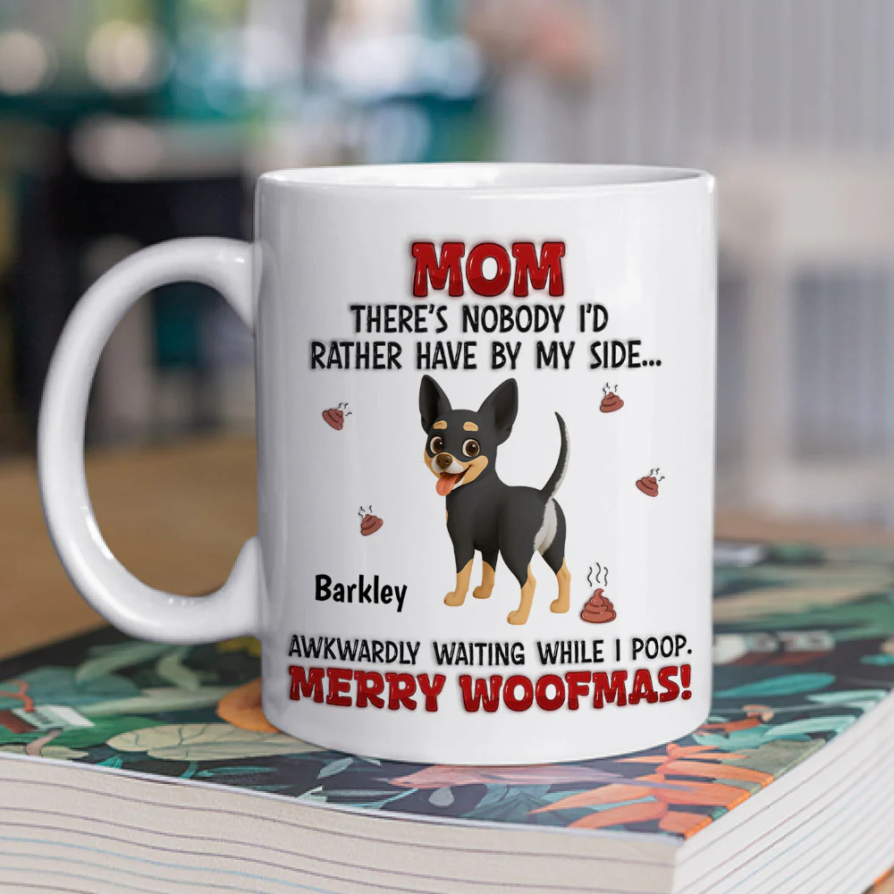 While I Am Pooping - Personalized Custom 3D Inflated Effect Mug
