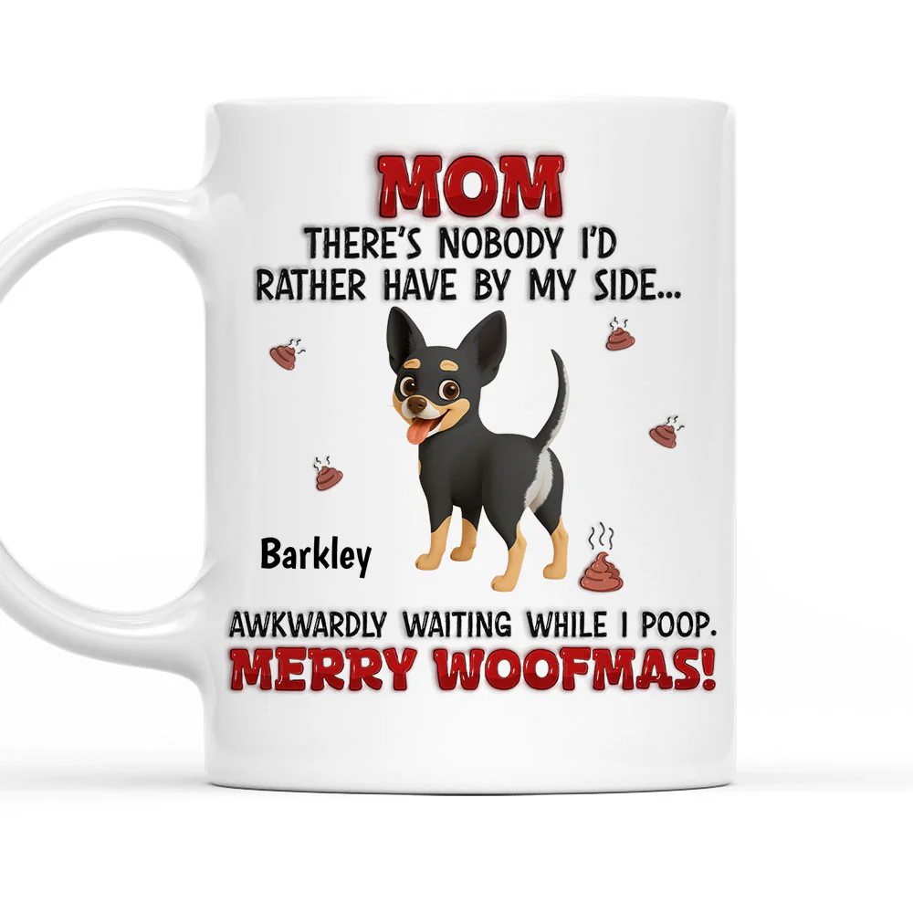 While I Am Pooping - Personalized Custom 3D Inflated Effect Mug - Image 5