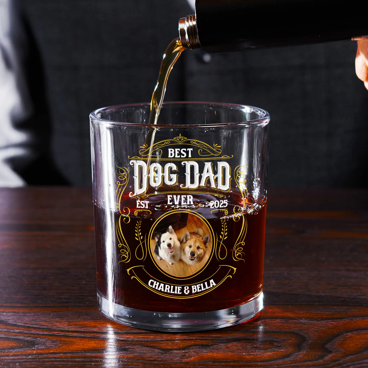 Whiskey Logo Photo - Personalized Custom Whiskey Glass - Image 3
