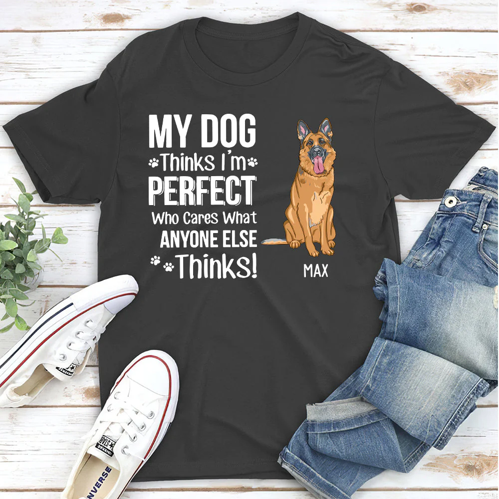 Who Cares What Anyone Else Thinks - Personalized Custom Unisex T-shirt - Image 3
