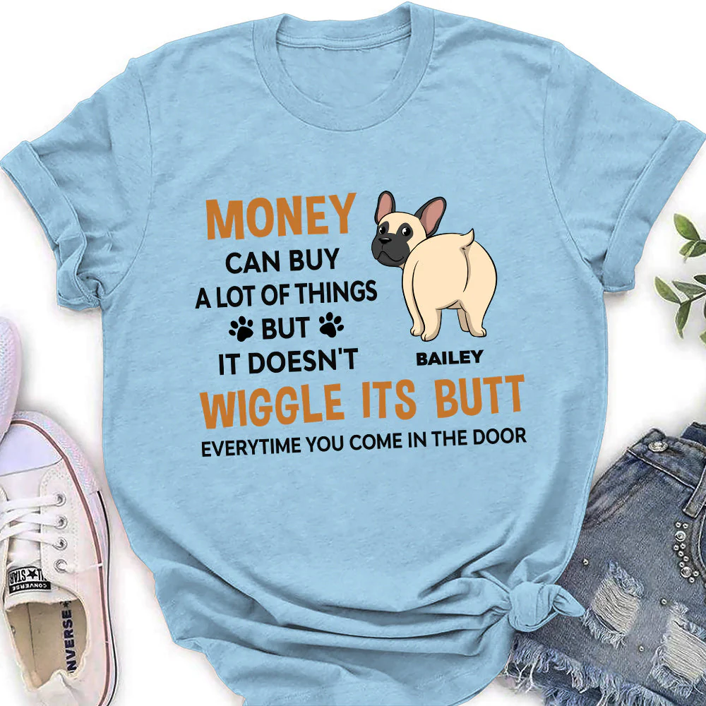 Wiggle Butt 2 - Personalized Custom Women's T-shirt - Image 3