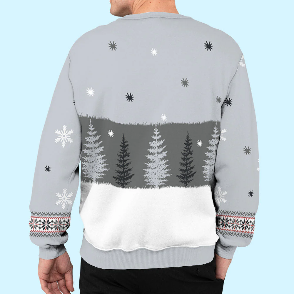 Winter Day - Personalized Custom All-Over-Print Sweatshirt - Image 7