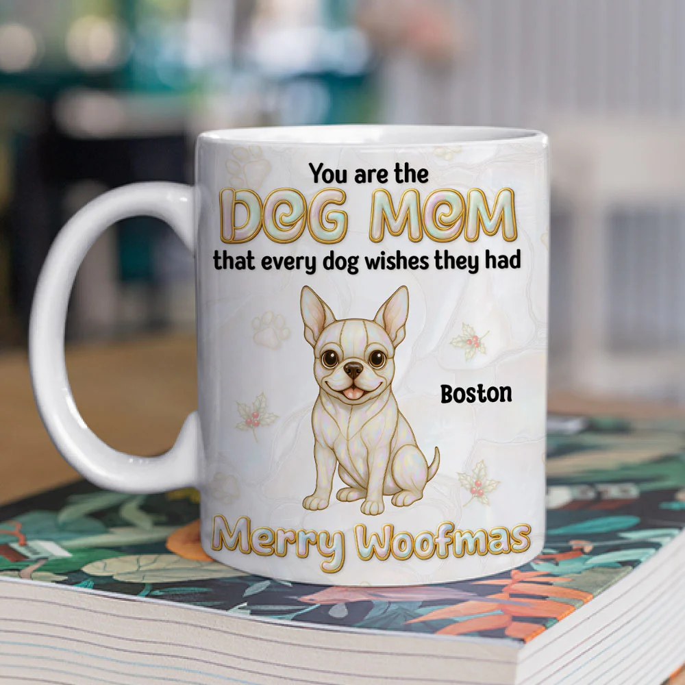 Wish For A Mom Like You - Personalized Custom 3D Effect Coffee Mug - Image 2