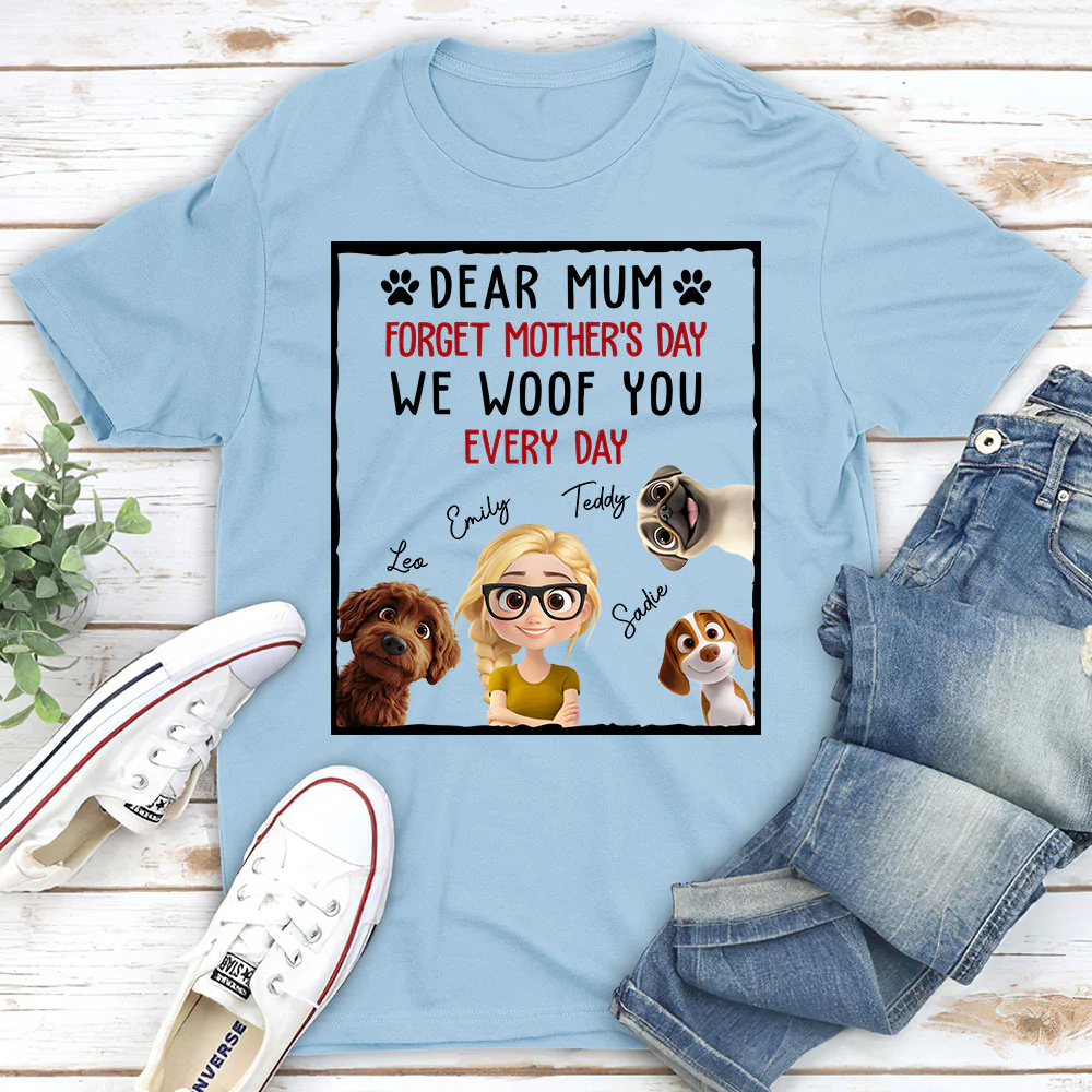 With My Dad - Personalized Custom Unisex T-Shirt - Image 3