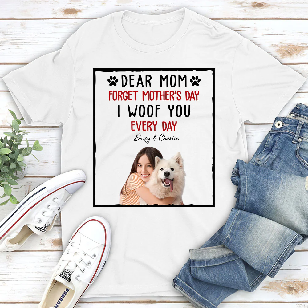 With My Dad Photo - Personalized Custom Unisex T-Shirt