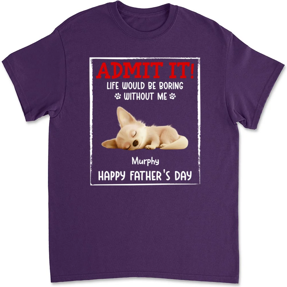 Without My Puppies Not Happy - Personalized Custom Unisex T-Shirt - Image 9