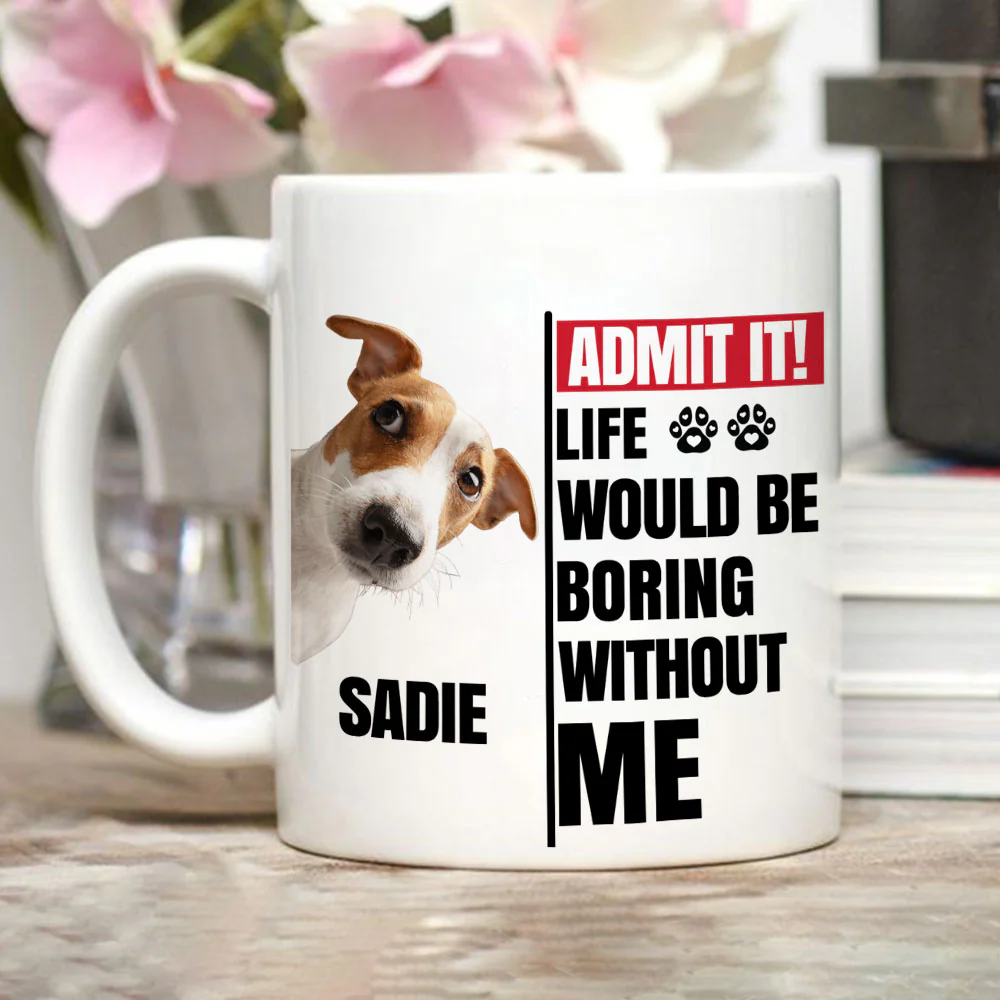 Without Us Would Be Boring Photo - Personalized Custom Coffee Mug
