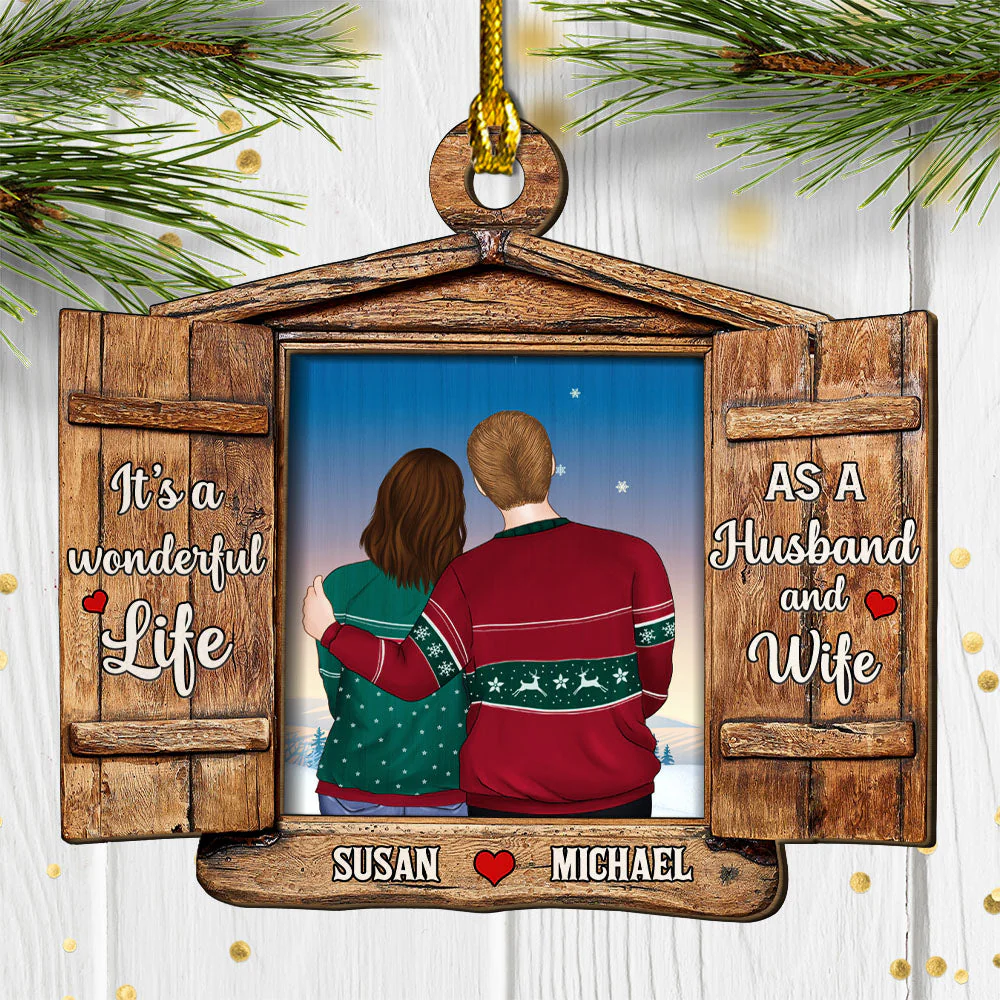 Wonderful Journey - Personalized Custom 2-layered Wood Ornament